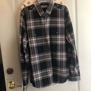 mens express button down dress shirt